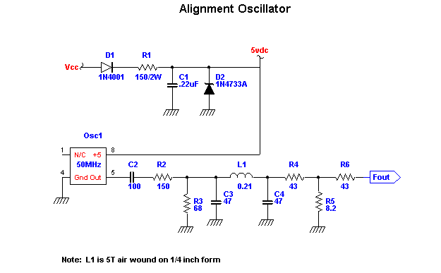 Alignment oscillator schematic